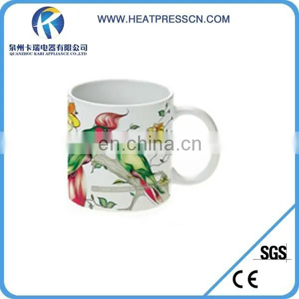 Sublimation White Patch Mug Blank Coated Mug