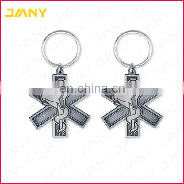 Custom Made Metal Keychain, Antique Silver Die Casting Metal Keyring photo-6