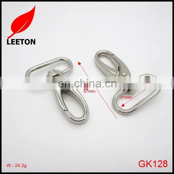 Factory Supply 30mm Shiny Silver Strong Snap Hook for Handbag photo-5