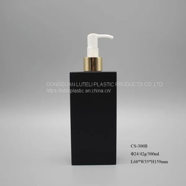 300ml Rectangle PETG Plastic Empty Cosmetic Bottle for Packaging Face Care Toner photo-2
