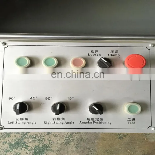 Pvc Doors and Windows Making Machine Double Head Cutting Saw Machine photo-7