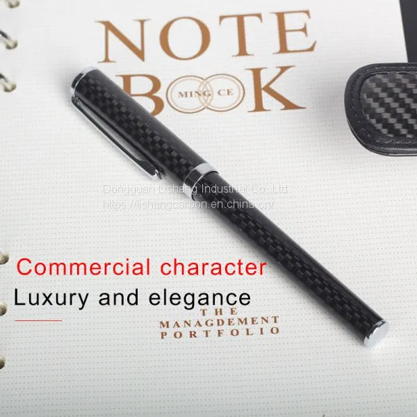 Luxurious High Quality Carbon Fiber Fountain Pen With Custom Logo for Gift photo-2