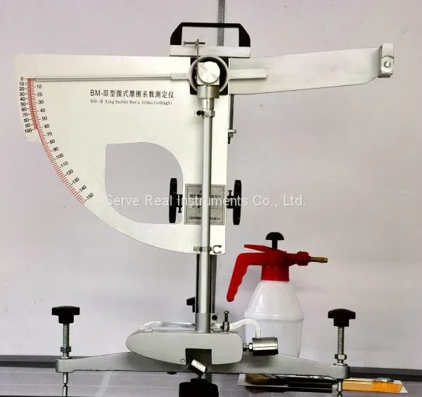 Skid Resistance and Friction Coefficient Tester BS Standard