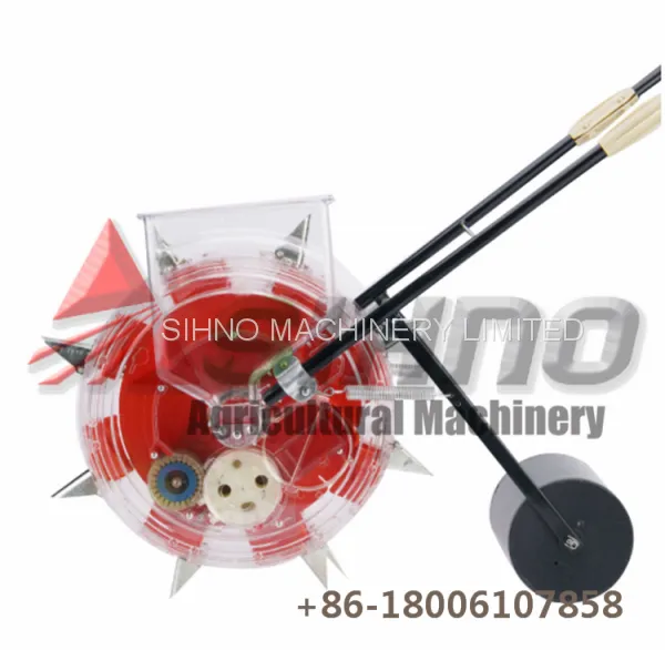 Small Planter One Row Manual Hand Corn Maize Bean Seeder / Drills +86-18006107858