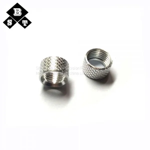 High Speed CNC Machining 6061 Aluminum Turning With Diamond Knurling photo-4
