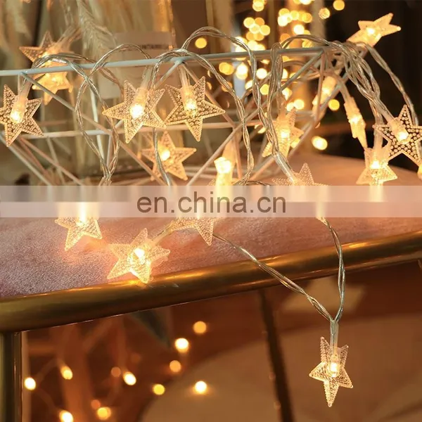 Christmas 10 LED Star String Light For Home Garden Decoration photo-3