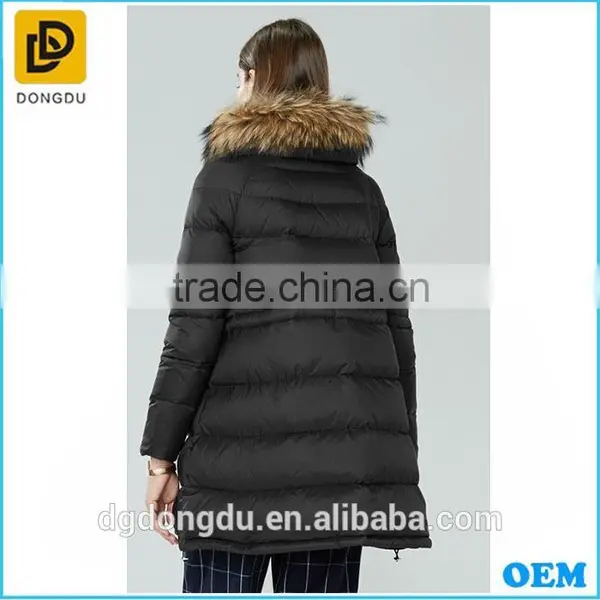 Hot Sale Women Long Sleeve Winter Coat White Coat Latest Design Women's Coat photo-2