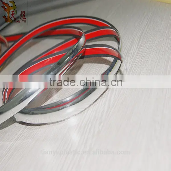 Pvc Galvanized Chrome Metal Strips Decorative Edge Banding for Furniture and Car photo-5