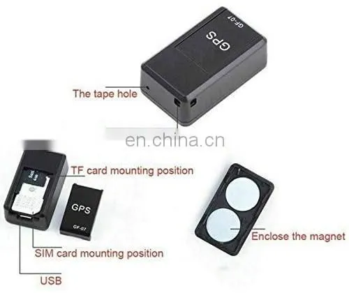 Mini Car GSM/GPRS/GPS Tracker GSM Tracking Device GPS Locator GF07 photo-5