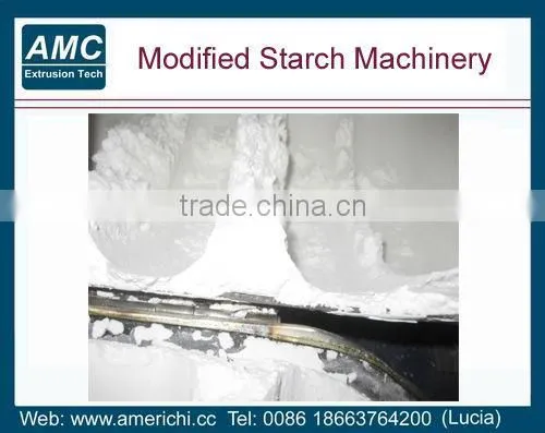 Denaturized starch processing line