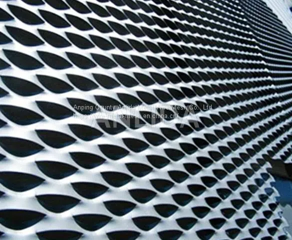 Aluminium Diamond Mesh Aluminum Metal Mesh Decorative Aluminum Mesh Supply photo-2