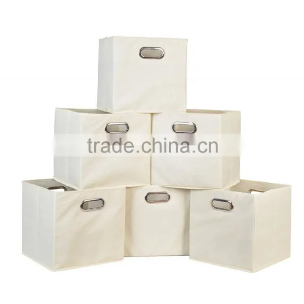 Non-woven Foldable Fabric Storage Bins Storage Cube Basket