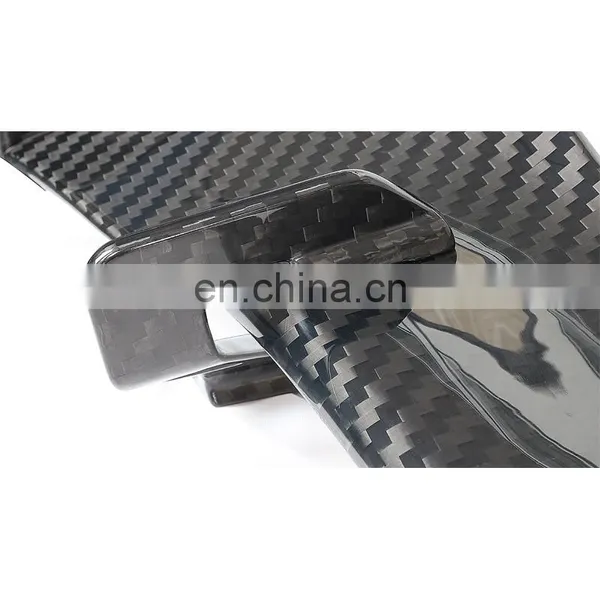 Latest Trend Customized Auto Accessories 3K Twill 100% Real Dry Carbon Fiber Rear Spoiler Wing for Universal Cars photo-3