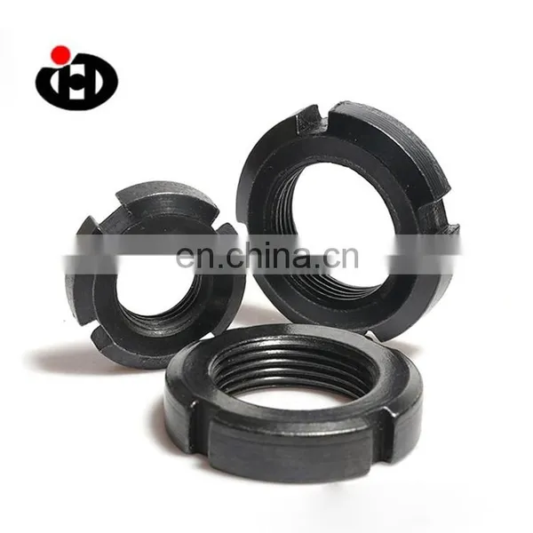 High Quality JINGHONG DIN 981 Round Lock Nut Bearing Lock Slotted Retaining Nut photo-2