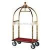 Sales Promotion Luxury 5 Star Lobby Luggage Cart Royal Polo Luggage Trolley/ Hotel Luggage Trolley Cart photo-5