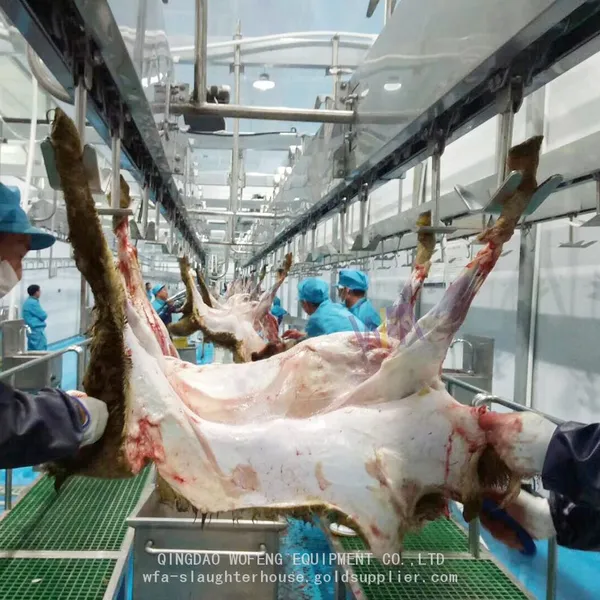 Sheep Equipment Foreleg Conveyor For Goat Slaughter House