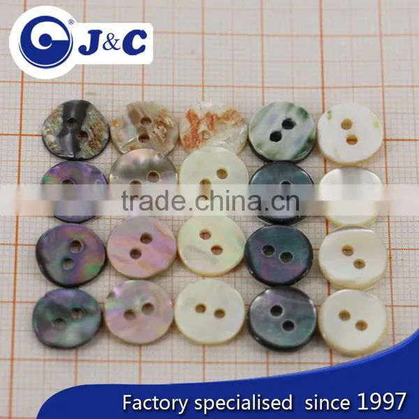 J&C Dyeing Colour Trocas Shell Buttons for Fashion Shirt. photo-5