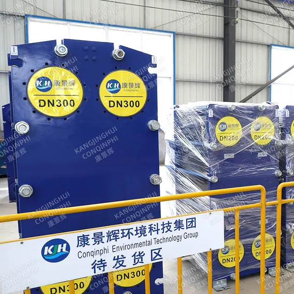 Compact Plate Heat Exchanger for Seawater Desalination Pretreatment, Titanium, 150 PSI, 10 m² photo-2