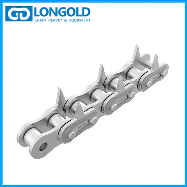 LONGOLD Stainless Steel Sharp Tooth Chain, Special Attachment Plate Chain, Made in China photo-3