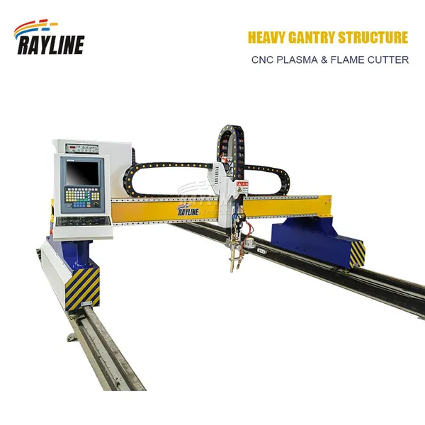 RA XF Series Heavy Duty Gantry CNC Cutting Machine Flame Plasma Cutter For Steel Plate Structural Fabrication