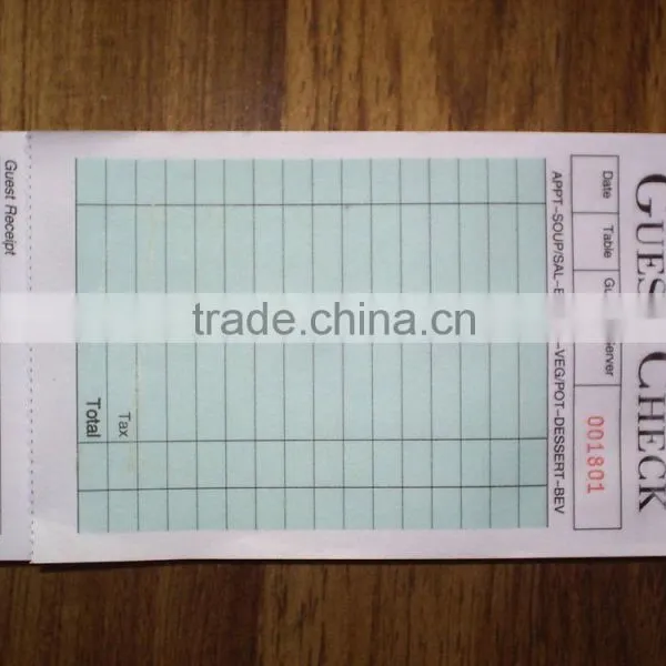 Guest Check Docket Book for Restaurant photo-2