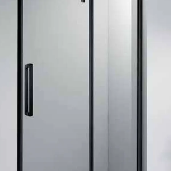 Sunfree 8331 Two Panels Sliding Shower Enclosure Space‑Saving Aluminium Frame Tempered Glass Shower Screen For Narrow Small Bathroom