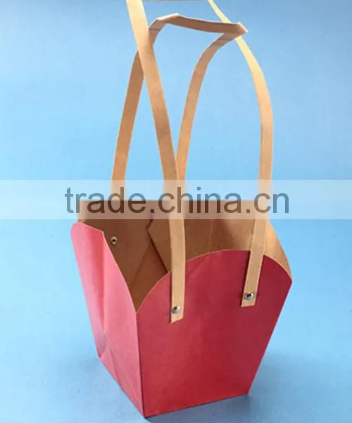 Kraft Paper Bag Paper Waterproof Bag for Flower Packaging photo-5