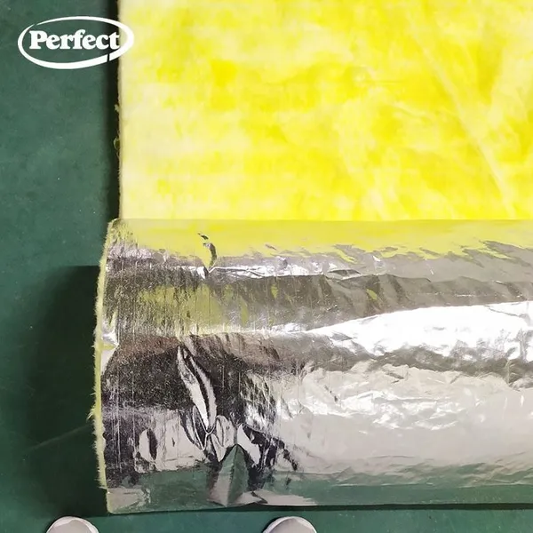 High Density Glass Wool Sheet, Glasswool Insulation Material, Non-combustible, Acoustic & Thermal Insulation for Steel Structure Workshop photo-4