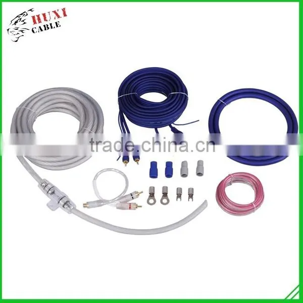 Haiyan Huxi Professional Manufacturer Audio Amp Car Amplifier Wiring Kit photo-4