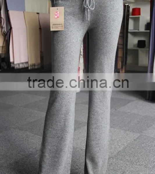 100% Cashmere Lounge Sweatpants for Women