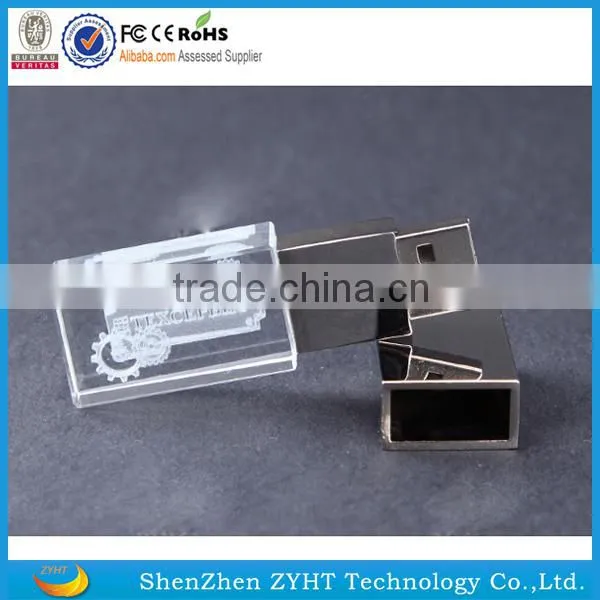 Factory Price 3D Engraved Logo Crystal Usb Flash Drive From Professional Manufacture Quality Choice photo-6