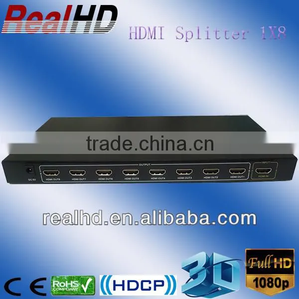 3D 1x8 HDMI Splitter With CEC photo-3
