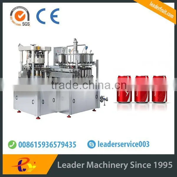 Leader full automatic bottling machine for tinned drinks