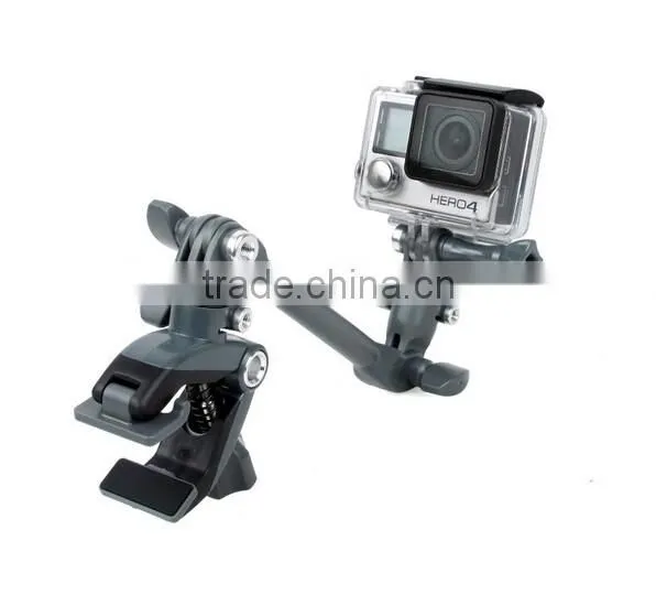 360-degree Rotation Clip Jam for Gopro 4 3+/3 2 1 Guitar Music Clamp Holder Mount photo-4