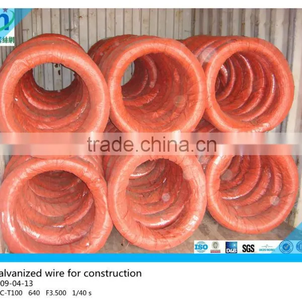 Cheaper High Tensile Galvanized Steel Oval Wire photo-3