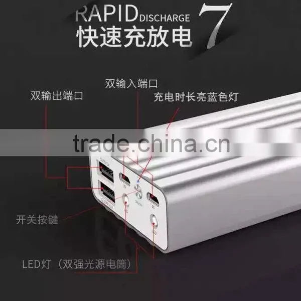 Remax Dual USB Ports Power Bank For Mobile Phone Vanguard Series 20000mAh LED Light Battery Power Bank For Mobile Phone TB-0350 photo-3