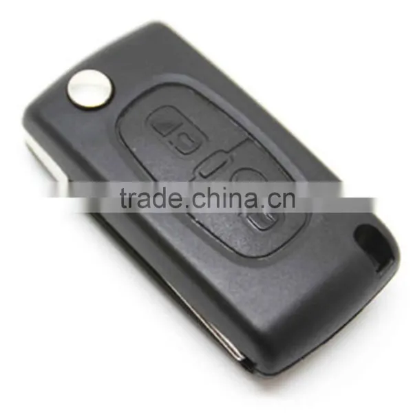 Uncut Blade Folding Remote Key Case Shell Replacement for CITROEN C3 2 BUTTON Flip Switchblade Key Protection Cover photo-5