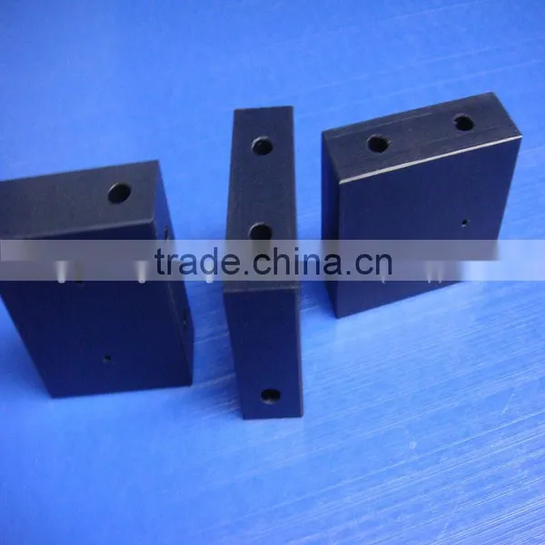 High Quanlity Black Cnc Precision Machining HDPE Plastic Block Uhmwpe Parts photo-3