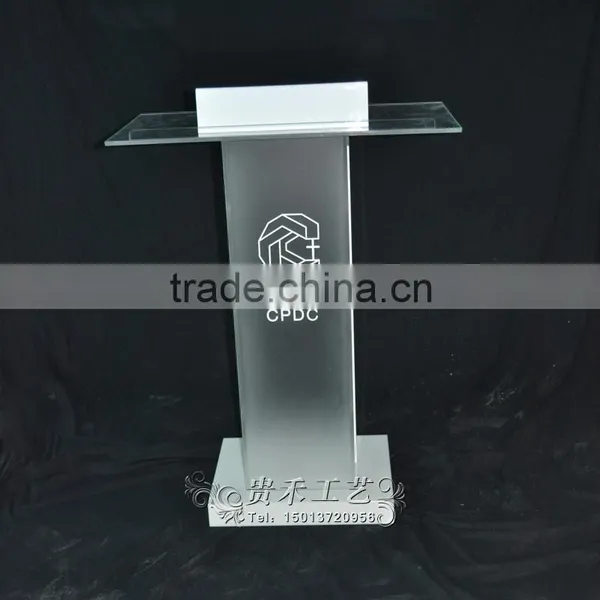 Modern Wooden Church Pulpit Acrylic Church Podium Lectern Supplier's Choice photo-5