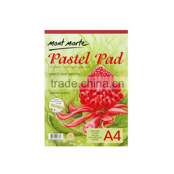 High Quality A4 190gsm 12Sheet Pastle Pad Drawing Paper photo-2