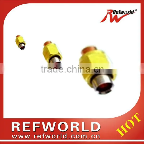 brass connection with pipe with chrome plated