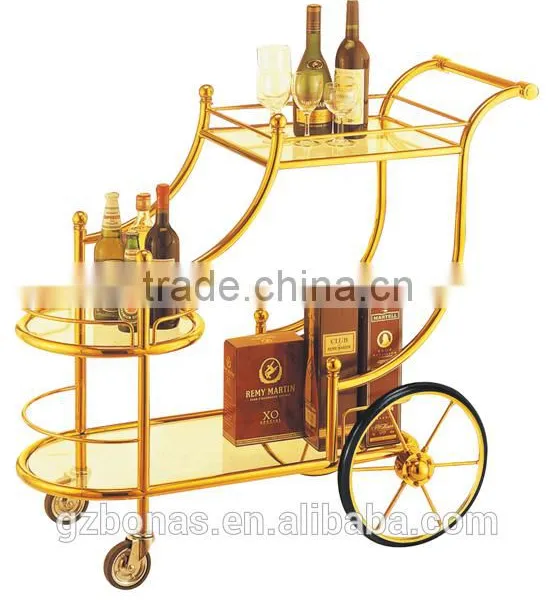 Royal Fashion Hotel Gold Wine Trolley photo-5