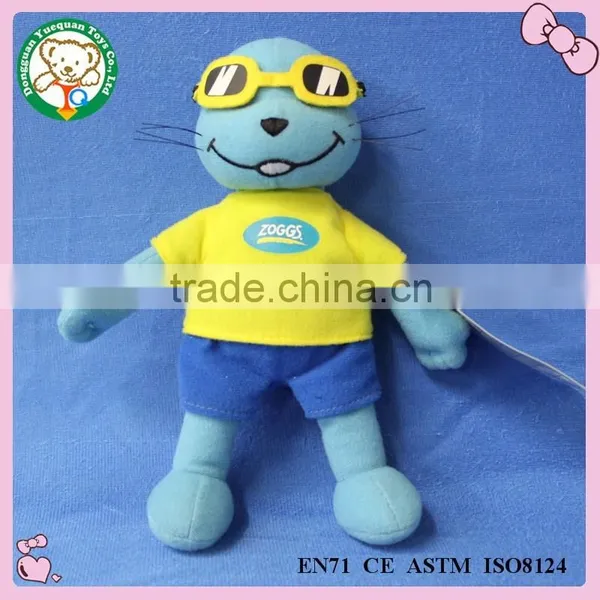 Cartoon Movie Sea Animal Toys Plush Turtle Glasses Toys