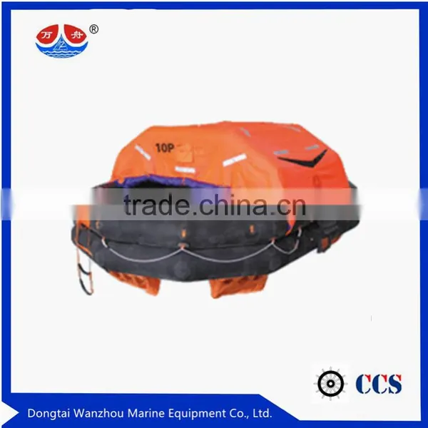 Marine Inflatable Life Raft, Throw-over/Open Reversible Liferaft, Self photo-2