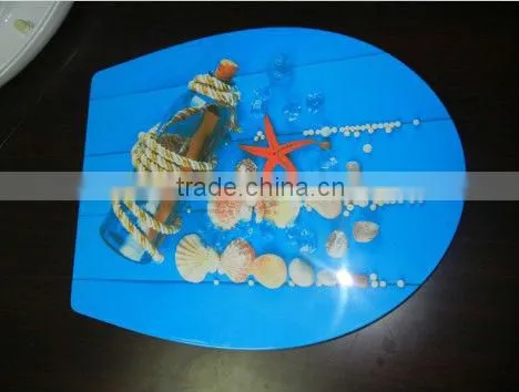 Custom Deisgn Decorative wc Seats Soft Close Toilet Seat photo-3