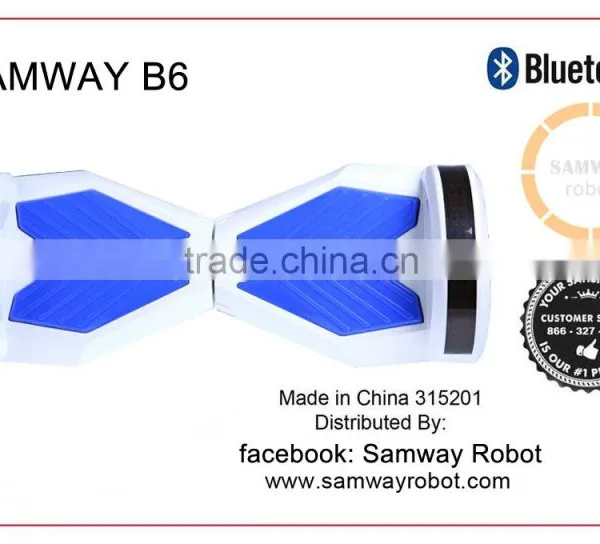 2016 Samway Robot Smart Electric Self Balance Mini Two Wheel Smart Balance Electric Scooter photo-4