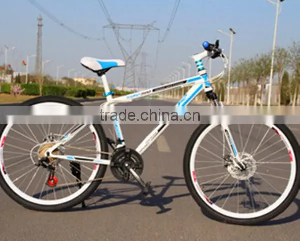 Colorful 26inch Bicycle Double Disc Brake Road Bikes Carbon Steel 21Speed Mountain Bicycle Most Popular photo-2