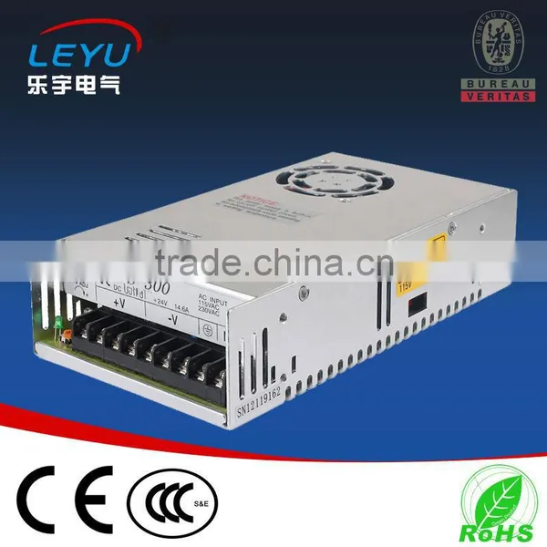 High Efficiency ac to dc Single Output 300W PSU 5V 60A Switching Power Supply With LED Screen Quality Choice