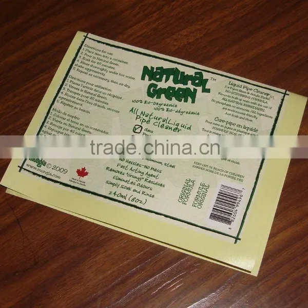 self-adhesive sticker