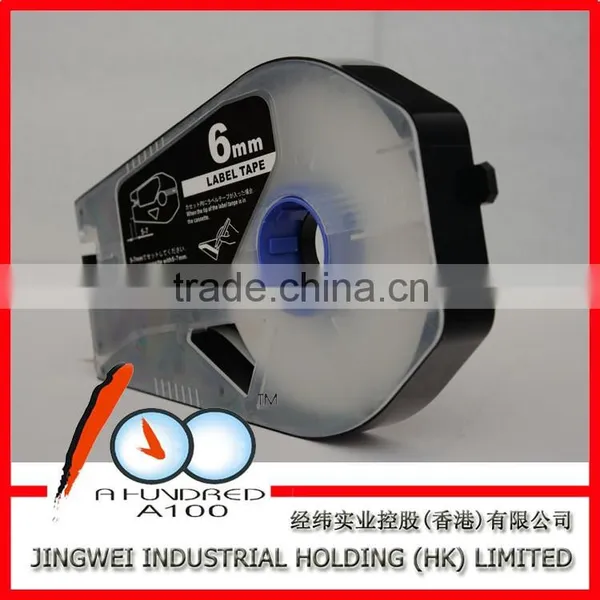 Compatible Camon Tape CH-1109Y 9mm Yellow Label Tape Cable id Label for Cable id Printer Mk2500 photo-2
